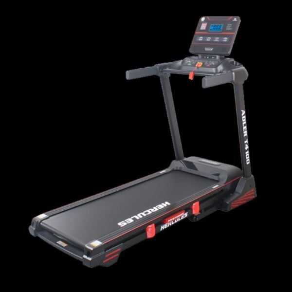 ADLER T4100 Treadmill – 2.5 HP (5 HP Peak), 18 km/h Speed, 15-Level Auto Incline, MP3/USB, 130kg Capacity (24-Month Warranty)