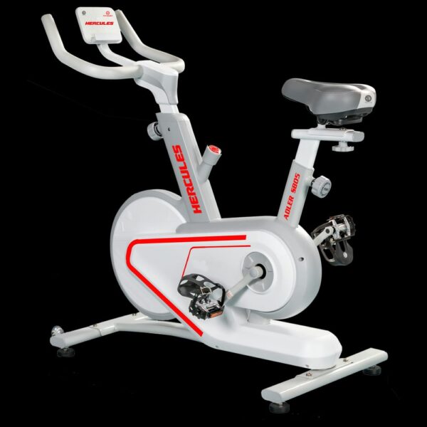 ADLER SB05 Spin Bike – 10kg Flywheel Belt Drive with Adjustable Seat & Handlebar (120kg Capacity)