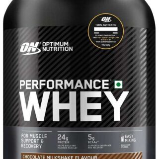 Optimum Nutrition Performance Whey – 1kg Milkshake Flavor | High Protein for Muscle Recovery