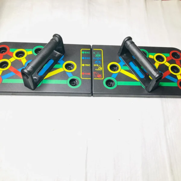 Push-Up Board – 9-in-1 Color-Coded Home Gym System | Multi-Angle Upper Body Trainer