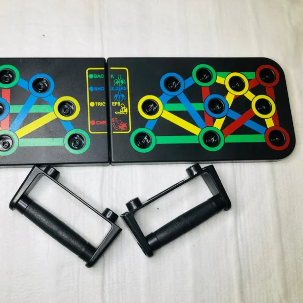 Push-Up Board – 9-in-1 Color-Coded Home Gym System | Multi-Angle Upper Body Trainer - Image 3