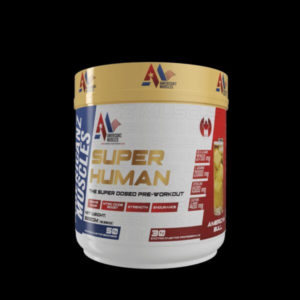 American Muscles Super Human Pre-Workout | Boost Energy, Focus & Performance in Gym