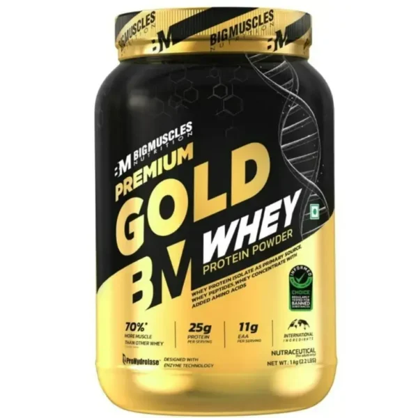 Big Muscles Premium Gold Whey | 1 kg