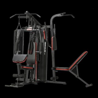 Hercules SM208 Multi Gym 3 Station – 160 lb Stack, 200 kg Capacity, 24-Month Warranty