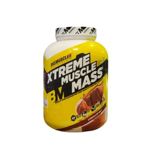 Big Muscles Xtreme Muscle Mass Protein | Chocolate Malt | Weight Gainer | 6 LBS