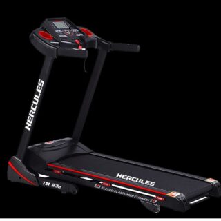 Hercules TM23e Motorized Treadmill – 1.25 HP DC (2.5 HP Peak), 12-Level Incline