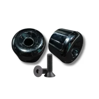 Chrome Grip End Cap with Bolt – Premium Handlebar & Gym Equipment Cover