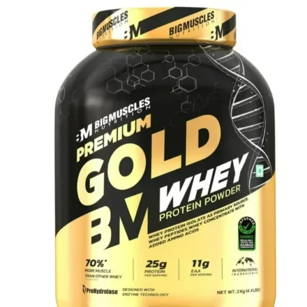Big Muscles Premium Gold Whey Protein | 2 kg