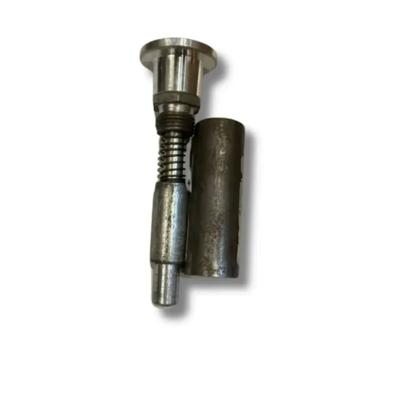 3-Inch Catcher Lock Pin with Silver Anodized Head – Spring-Loaded Steel Shaft for Gym & Industrial Use