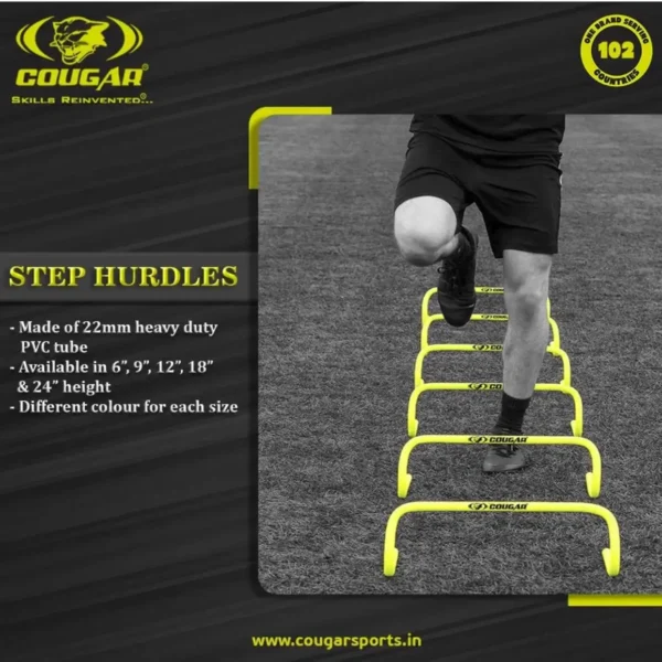 Cougar Adjustable Training Hurdle | Speed, Agility & Jump Training Equipment - Image 3