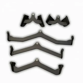 MAG Handle Set – 5-Piece Lat Pulldown Attachment Kit | Long & Close Grip Handles for Back and Lat Workouts