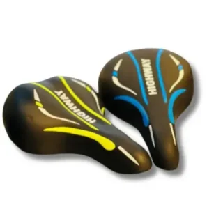 HIGHWAY Ergonomic Cycle Seat – Dual Size Options | PU Leather | Shock Absorbing | Universal Fit