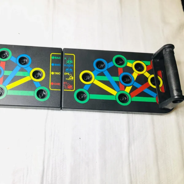 Push-Up Board – 9-in-1 Color-Coded Home Gym System | Multi-Angle Upper Body Trainer - Image 2