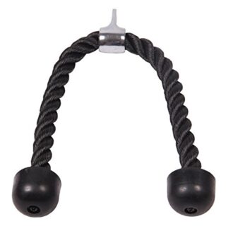 Heavy Duty Tricep Rope Attachment – Pull Down & Extension | Made in India | Gym Cable Accessory