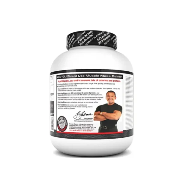 Labrada Muscle Mass Gainer | Protein | Chocolate Flavor (3 kg / 6.6 lbs) - Image 3