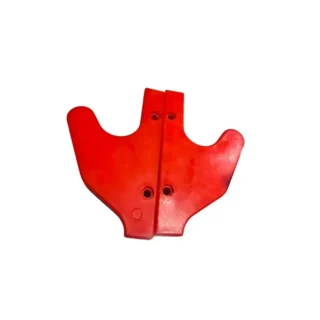 HDPE Road Holder Cover – Red Safety Base Cap for Outdoor Gym and Playground Equipment