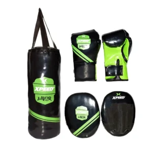 XP Junior Boxing Kit | Kids’ Punching Bag Set with Gloves & Hand Wraps