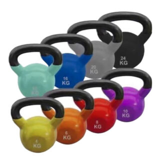 Vinyl Kettlebell – Cast Iron with Protective Coating