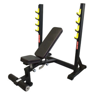 3 in 1 Olympic Bench – Multi-Function Bench Press Station for Commercial Gyms