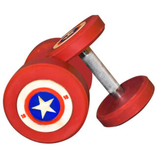 Captain America Bouncer Dumbbell – Marvel-Inspired Gym Gear