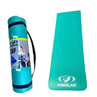 Cougar Yoga Mat – 12mm Extra Thick NBR | Non-Slip Exercise Mat with Carrying Strap