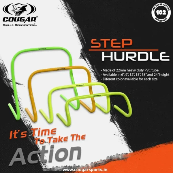 Cougar Adjustable Training Hurdle | Speed, Agility & Jump Training Equipment - Image 4