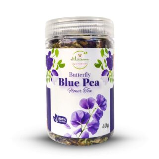 Milleama Butterfly Blue Pea Flower Tea – Herbal Detox Tea (40g)