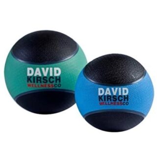 David Kirsch Wellness Medicine Ball 10 lb – Textured Rubber Core & Power Trainer (AB‑0350, USA)