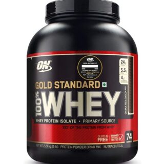 Optimum Nutrition (ON) Gold Standard 100% Whey Protein Powder - 5 lbs, 2.27 kg