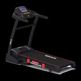 Hercules TMA15 Motorized Treadmill – 2 HP (4 HP Peak) AC Motor, 16 km/h Speed, 15-Level Auto Incline, MP3/USB, 130kg Capacity (24-Month Warranty)