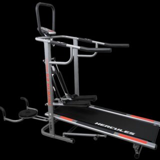 Hercules TMN11 Manual Treadmill – 4-in-1 Multifunction with Twister, Stepper & Push-Up Bar (100kg Capacity, 12-Month Warranty)