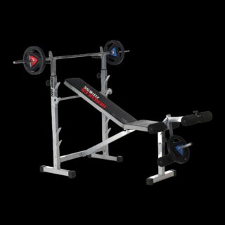 Hercules MP200 Multi‑Purpose Bench – Incline/Decline, Leg Extension & Support Bar