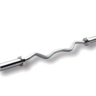 Dies Sports Olympic Zig-Zag Barbell – 3ft to 4ft | EZ Curl Bar for Biceps & Triceps