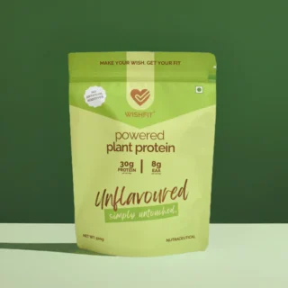 WishFit – Unflavoured, Simply Untouched | Pure Plant-Based Protein (36g x 1)