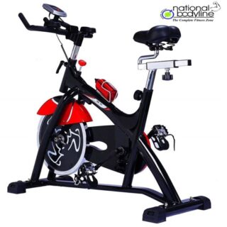 National Bodyline NB-S3 Spin Bike | Indoor Cycling Bike with Adjustable Resistance & LCD Display