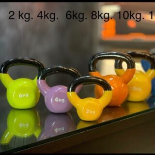 Vinyl Kettlebells – 2kg to 12kg | Compact Strength Training for Home & Gym