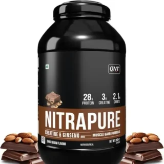 QNT Nitrapure Whey Protein | Kesar Badam Flavour |2kg|