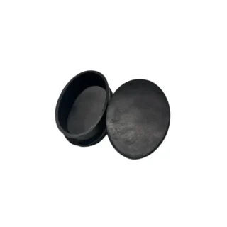 Heavy-Duty Oval End Cap – Press-Fit Plastic Insert for Gym Equipment, Furniture, and Structural Tubing