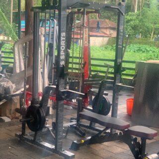 All-in-One Power Rack with High & Low Pulley Combo – Full Home Gym Package